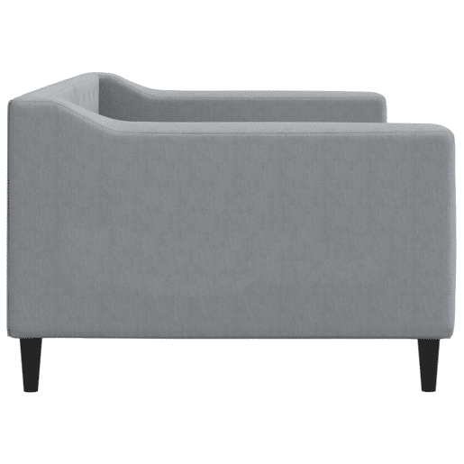 Sofá-cama, Sofá conversível 90x200 cm tecido cinzento-claro Sofá-cama, Sofá conversível 90x200 cm tecido cinzento-claro