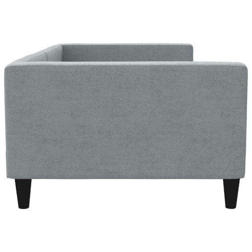 Sofá-cama, Sofá conversível 100x200 cm tecido cinzento-claro Sofá-cama, Sofá conversível 100x200 cm tecido cinzento-claro