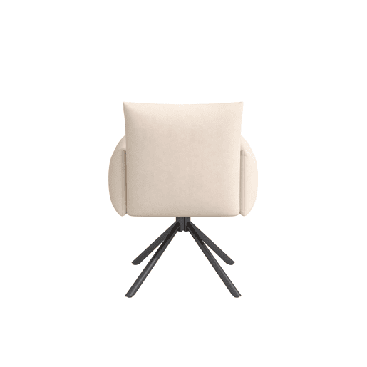 Conjunto de sala de jantar para 6 pessoas 120160x80 cm - Mesa extensível com pernas em V, cadeiras de veludo - Branco