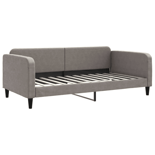 Sofá-cama, Sofá conversível 100x200 cm tecido cinzento-acastanhado Sofá-cama, Sofá conversível 100x200 cm tecido cinzento-acastanhado