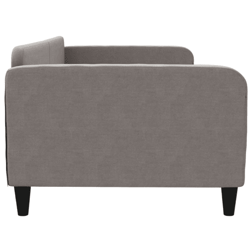 Sofá-cama, Sofá conversível 100x200 cm tecido cinzento-acastanhado Sofá-cama, Sofá conversível 100x200 cm tecido cinzento-acastanhado