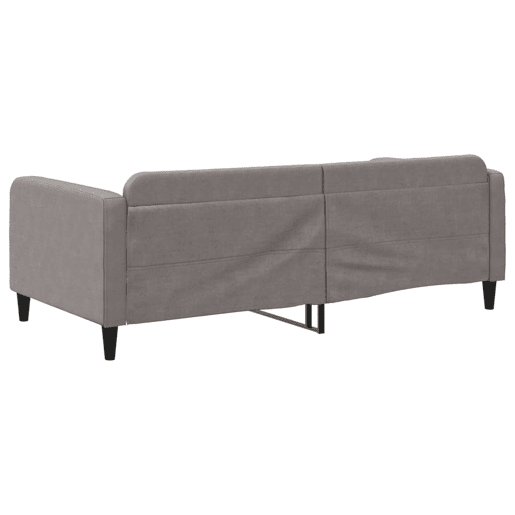 Sofá-cama, Sofá conversível 100x200 cm tecido cinzento-acastanhado Sofá-cama, Sofá conversível 100x200 cm tecido cinzento-acastanhado