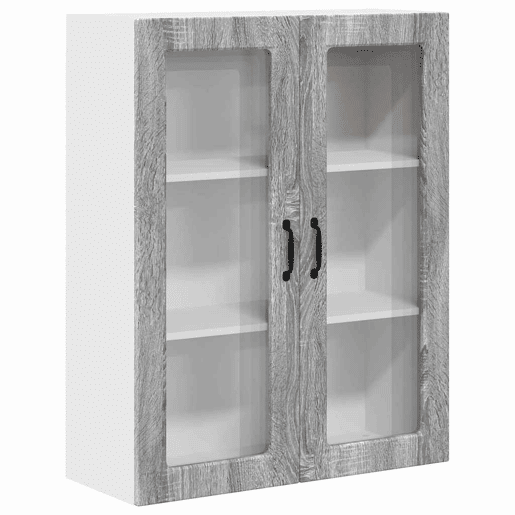 Armário de cozinha suspenso - armario de cocina colgante Cinza Sonoma 80 x 31 x 100 cm