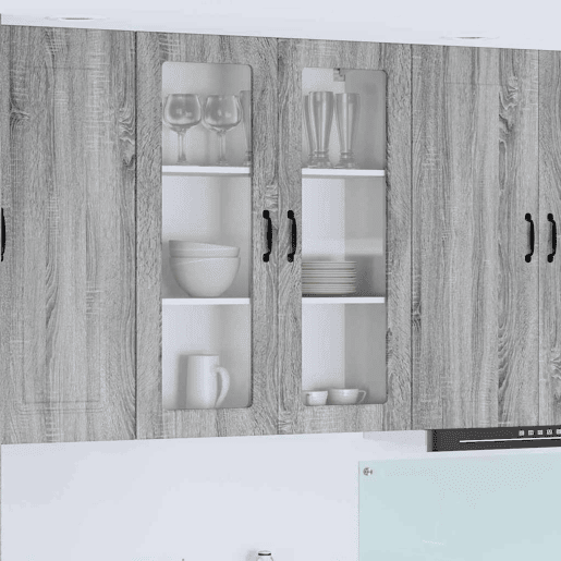 Armário de cozinha suspenso - armario de cocina colgante Cinza Sonoma 80 x 31 x 100 cm