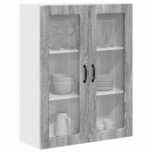 Armário de cozinha suspenso - armario de cocina colgante Cinza Sonoma 80 x 31 x 100 cm
