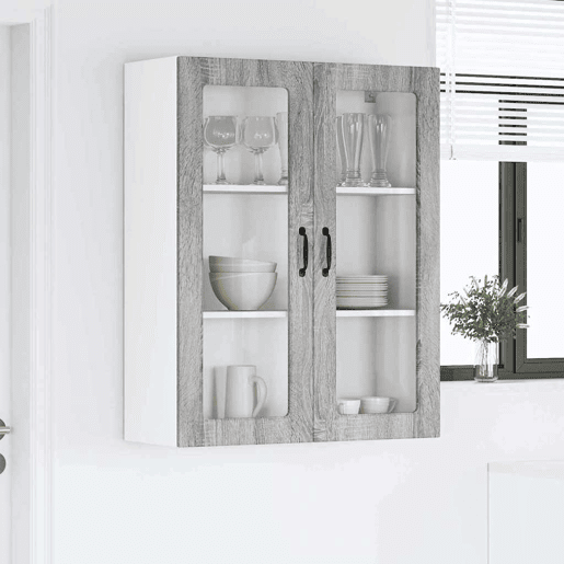 Armário de cozinha suspenso - armario de cocina colgante Cinza Sonoma 80 x 31 x 100 cm