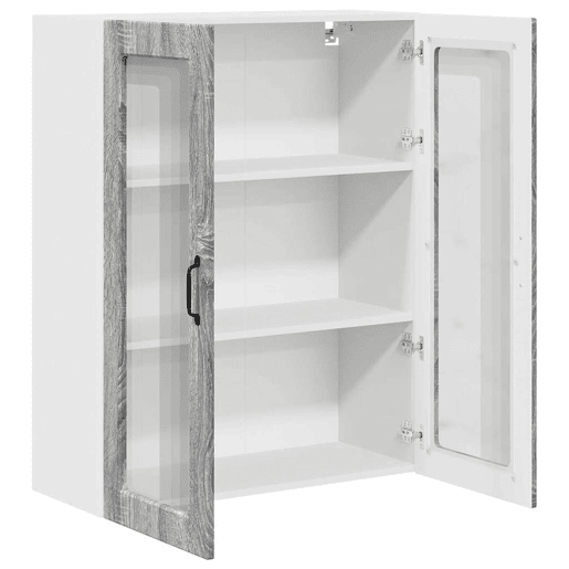 Armário de cozinha suspenso - armario de cocina colgante Cinza Sonoma 80 x 31 x 100 cm