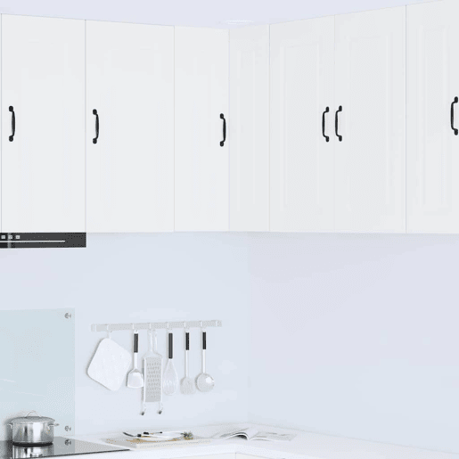 Armário de cozinha suspenso - armario de cocina colgante com porta Branco 57 x 57 x 80 cm