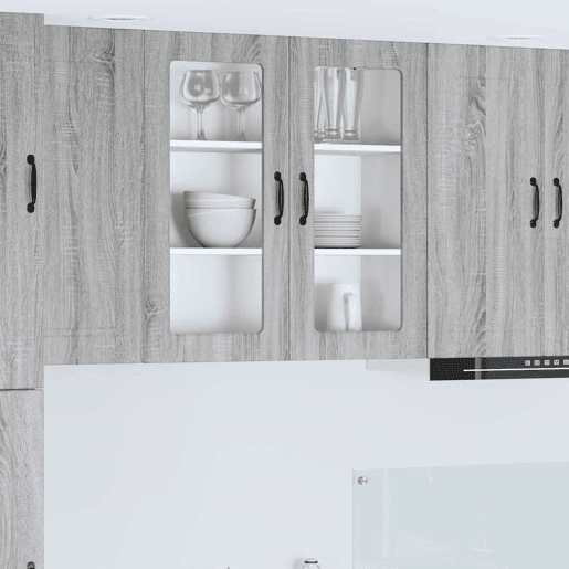 Armário de cozinha suspenso - armario de cocina colgante Cinza Sonoma 80 x 31 x 80 cm