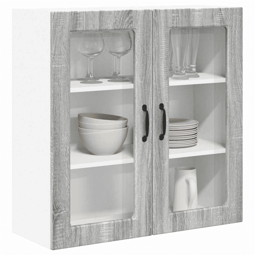Armário de cozinha suspenso - armario de cocina colgante Cinza Sonoma 80 x 31 x 80 cm