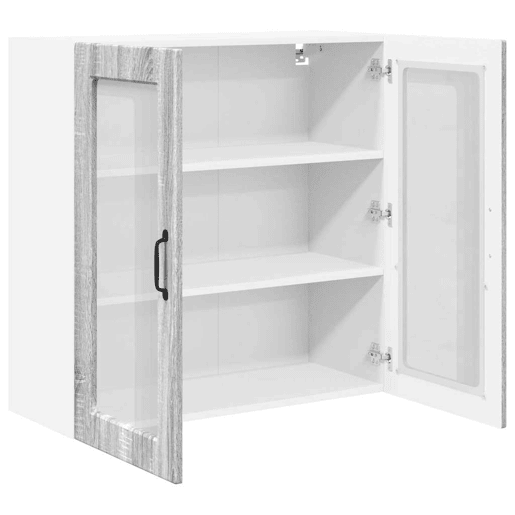 Armário de cozinha suspenso - armario de cocina colgante Cinza Sonoma 80 x 31 x 80 cm