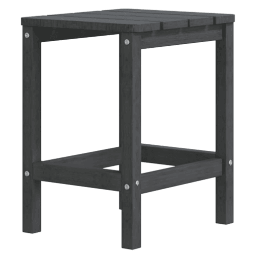 Cadeiras jardim - Cadeiras exterior Adirondack c apoio de pésmesa PEAD antracite