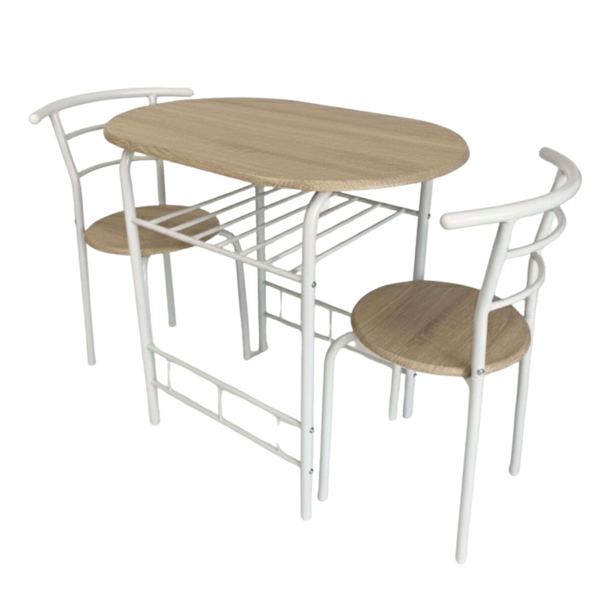 Conjunto de muebles cocina Butterfly mesa y 2 sillas PVC