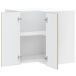 Armario de cocina de esquina de pared - Mueble cocina 57 Armario de cocina de esquina de pared - Mueble cocina 57 Blanco Brillo