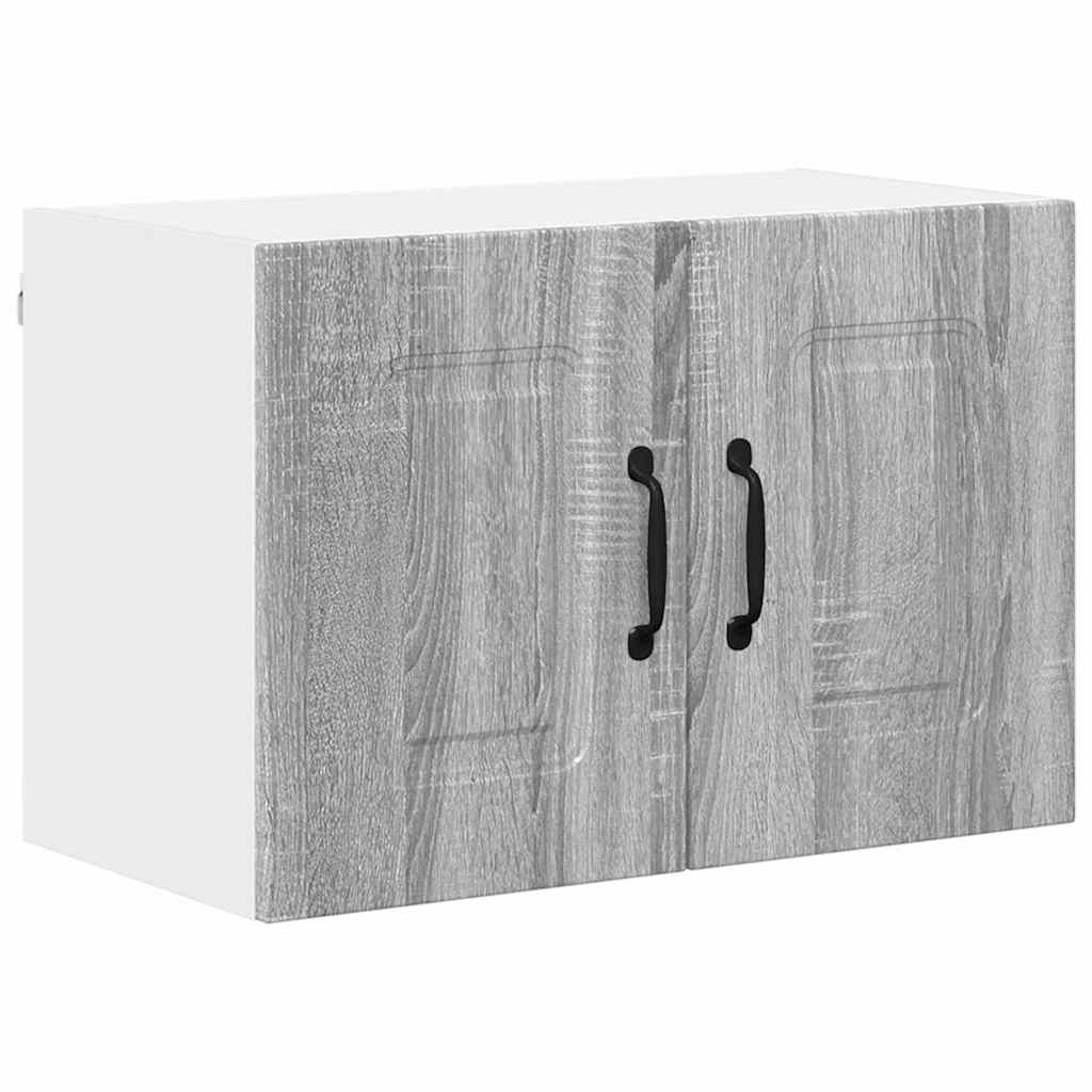 Armario de cocina de pared - Mueble cocina 60 Roble/ Gris