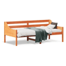 Sofá-cama, Sofá conversível sem colchão 90x190 cm pinho maciço castanho-mel