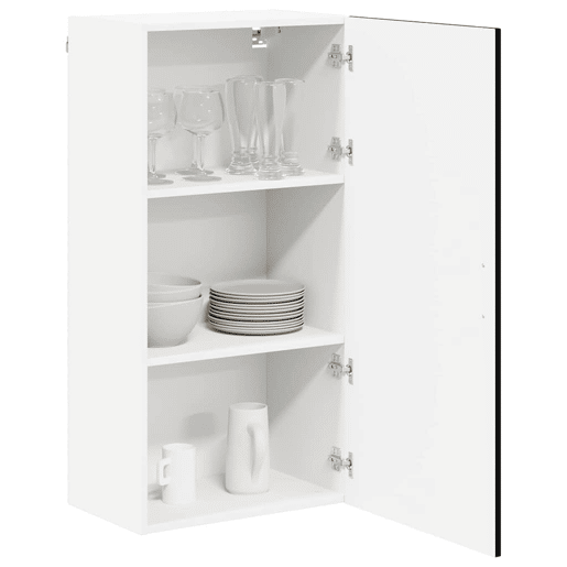 Armário de cozinha suspenso - armario de cocina colgante com porta Preto 50 x 31 x 100 cm