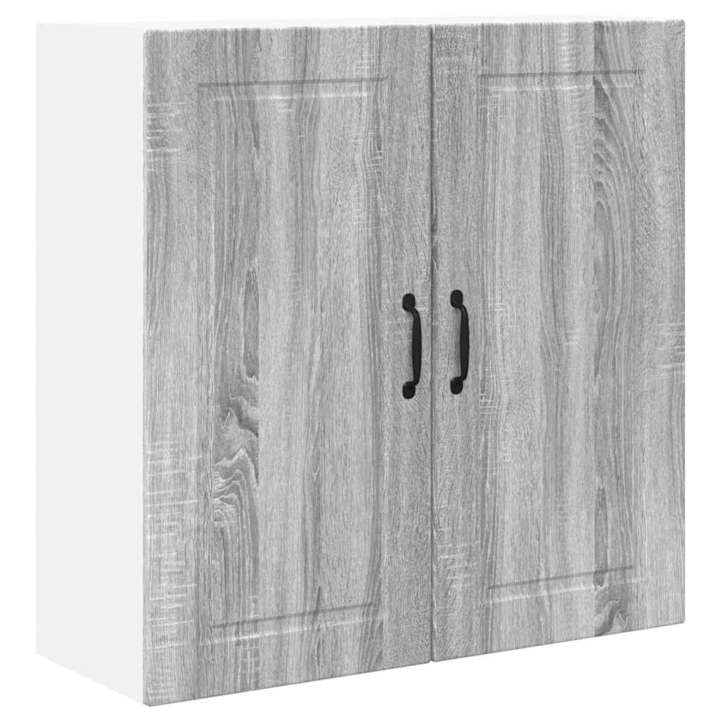 Armario de cocina de pared - Mueble cocina 80 Roble/ Gris