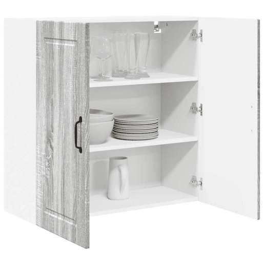 Armário de cozinha suspenso - armario de cocina colgante Cinza Sonoma 80 x 31 x 80 cm