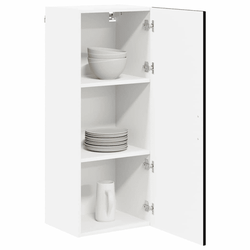 Armário de cozinha suspenso - armario de cocina colgante com porta Preto 40 x 31 x 100 cm