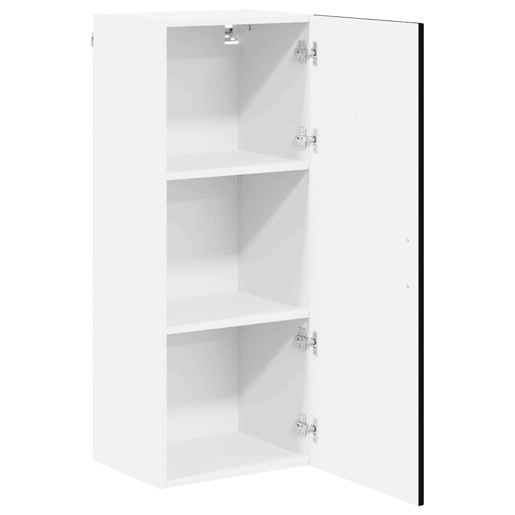 Armário de cozinha suspenso - armario de cocina colgante com porta Preto 40 x 31 x 100 cm