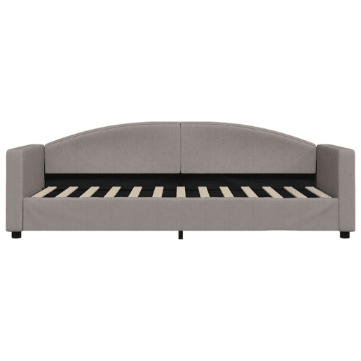 Sofá-cama, Sofá conversível com colchão 80x200 cm tecido cinzento-acastanhado