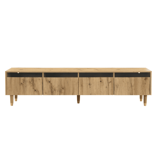 Móvel de TV 178 cm - Design minimalista, grande capacidade, 4 gavetas - Madeira Móvel de TV 178 cm - Design minimalista, grande capacidade, 4 gavetas - Madeira