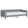 Sofá-cama, Sofá conversível com colchão 80x200 cm tecido cinzento-claro