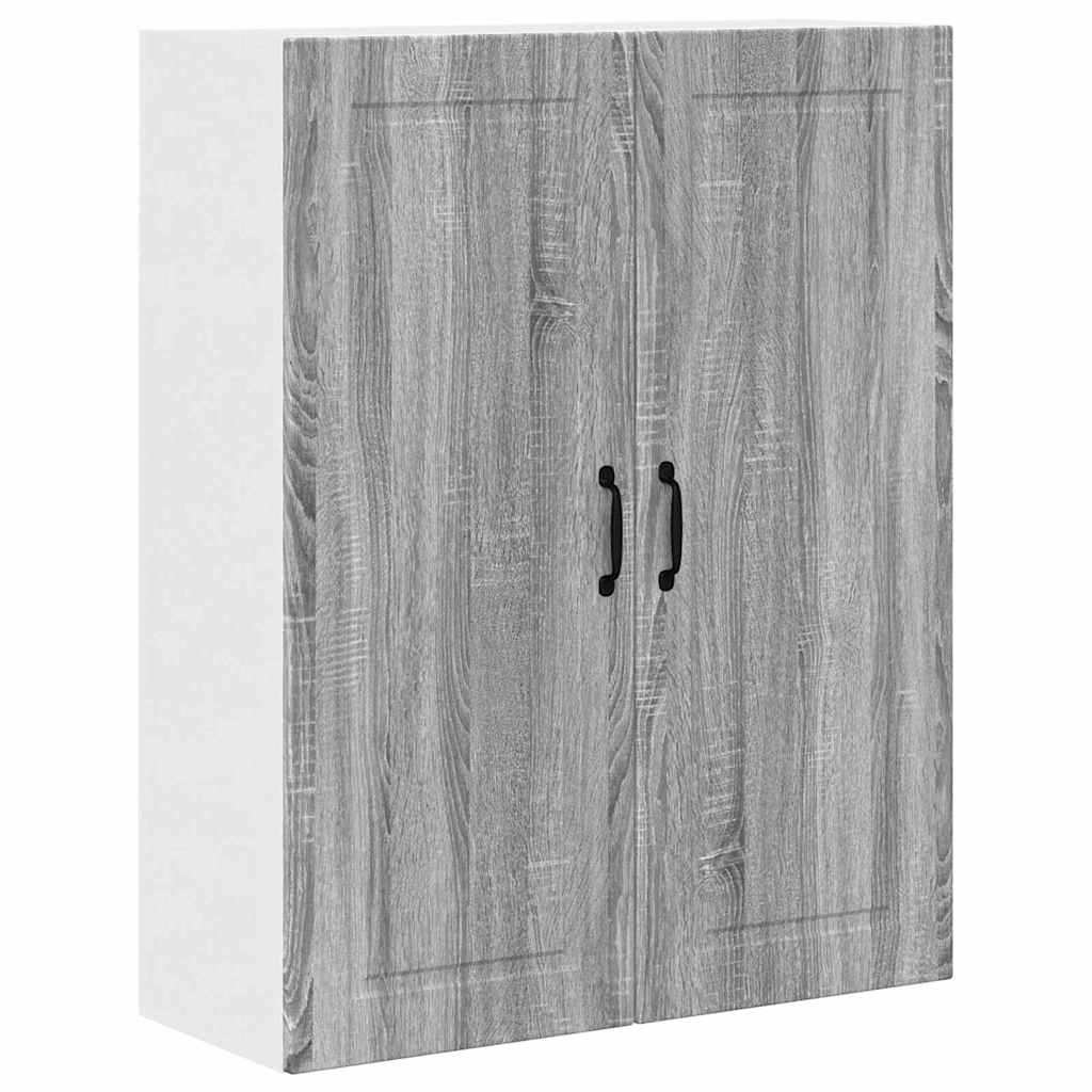 Armario de cocina de pared - Mueble cocina 80 Roble/ Gris