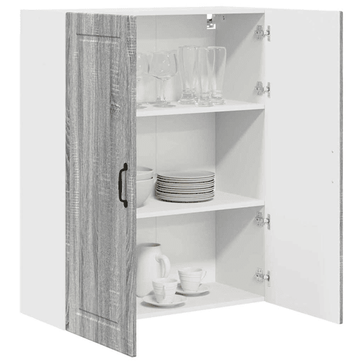 Armário de cozinha suspenso - armario de cocina colgante Cinza Sonoma 80 x 31 x 100 cm