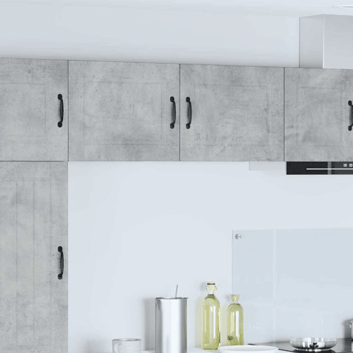 Lote de 2 Armários de cozinha suspendidos - Cozinha modular Colgantes Cinzento 50 x 31 x 40 cm