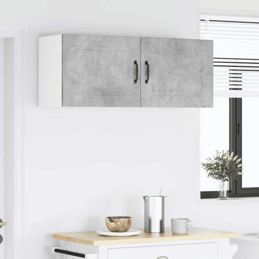 Lote de 2 Armários de cozinha suspendidos - Cozinha modular Colgantes Cinzento 50 x 31 x 40 cm