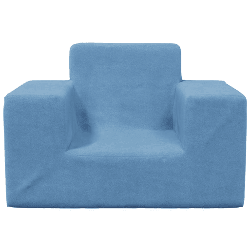 Sofá infantil, Sofá para criança pelúcia macia azul Sofá infantil, Sofá para criança pelúcia macia azul