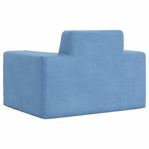 Sofá infantil, Sofá para criança pelúcia macia azul Sofá infantil, Sofá para criança pelúcia macia azul
