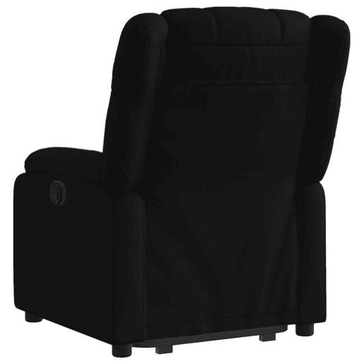 Poltrona reclinável - Poltrona relax elétrica tecido preto