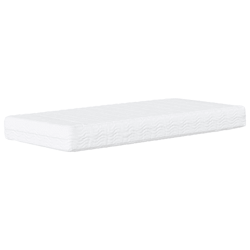 Sofá-cama, Sofá conversível com colchão 100x200 cm tecido cinzento-escuro