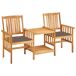 Conjunto de Sillas y mesita de jardín - Muebles de jardín Conjunto de Sillas y mesita de jardín - Muebles de jardín Antracita