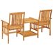 Conjunto de Sillas y mesita de jardín - Muebles de jardín Conjunto de Sillas y mesita de jardín - Muebles de jardín Antracita