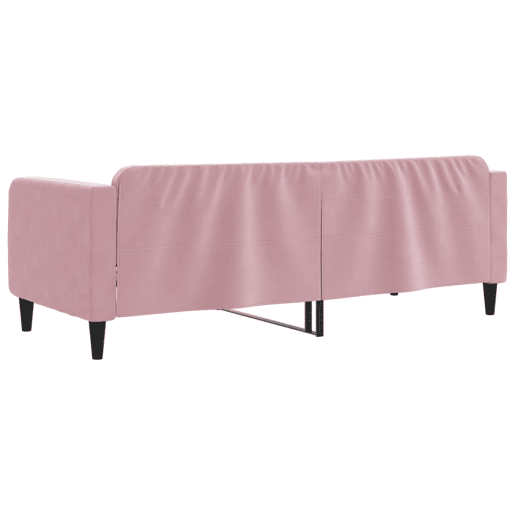 Sofá-cama, Sofá conversível 80x200 cm veludo rosa Sofá-cama, Sofá conversível 80x200 cm veludo rosa