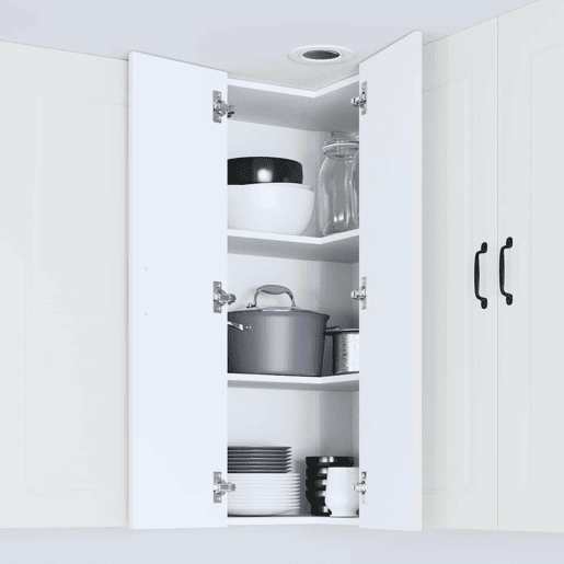 Armário de cozinha suspenso - armario de cocina colgante com porta Branco 57 x 57 x 100 cm