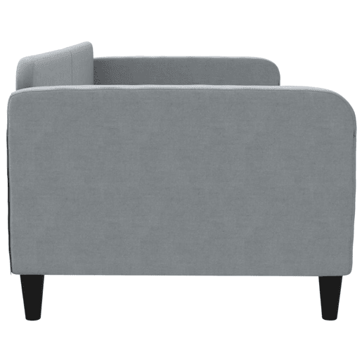 Sofá-cama, Sofá conversível 90x200 cm tecido cinzento-claro Sofá-cama, Sofá conversível 90x200 cm tecido cinzento-claro
