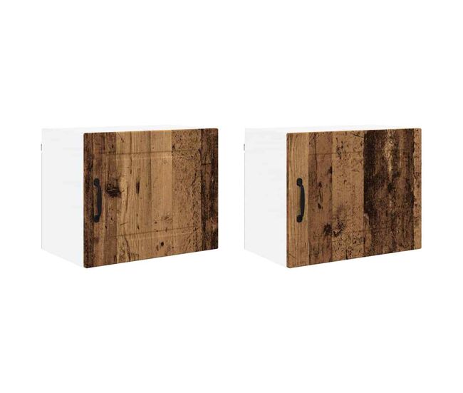 Juego de muebles de cocina - armarios de pared madera vieja 50 x 31 x 40 cm