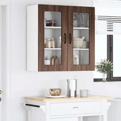 Armário de cozinha suspenso - armario de cocina colgante Carvalho Marrom 80 x 31 x 80 cm