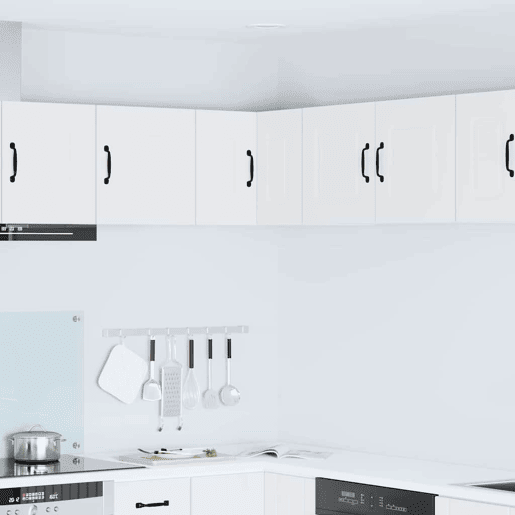 Armário de cozinha suspenso - armario de cocina colgante com porta Branco 57 x 57 x 40 cm