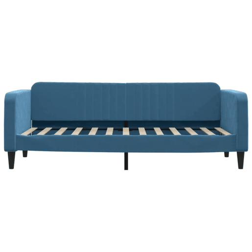 Sofá-cama, Sofá conversível 80x200 cm veludo azul Sofá-cama, Sofá conversível 80x200 cm veludo azul