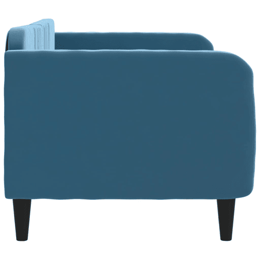 Sofá-cama, Sofá conversível 80x200 cm veludo azul Sofá-cama, Sofá conversível 80x200 cm veludo azul