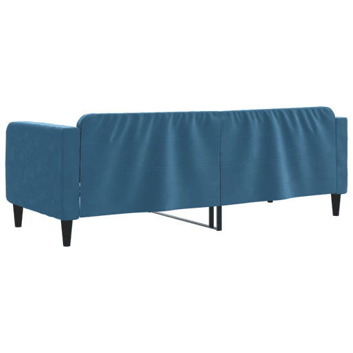 Sofá-cama, Sofá conversível 80x200 cm veludo azul Sofá-cama, Sofá conversível 80x200 cm veludo azul