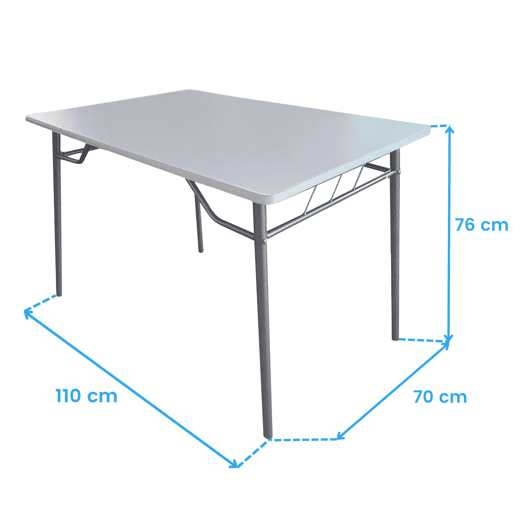 Conjunto de mesa de cozinha com 4 cadeiras, conjunto de jantar para cozinha, melamina branca e cinza.