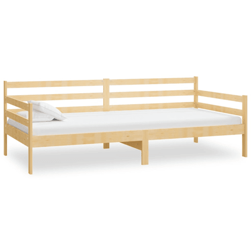 Sofá-cama, Sofá conversível com colchão 90x200 cm pinho maciço Sofá-cama, Sofá conversível com colchão 90x200 cm pinho maciço