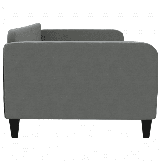 Sofá-cama, Sofá conversível 100x200 cm tecido cinzento-escuro Sofá-cama, Sofá conversível 100x200 cm tecido cinzento-escuro